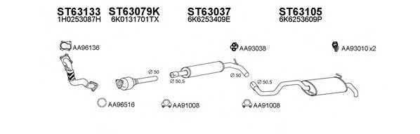 VENEPORTE 630085 Exhaust System